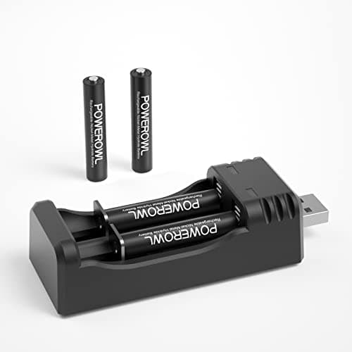 Recharge Your Savings with POWEROWL Rechargeable AAAA Battery Pack – Snap 9% Off, Now Only $9.99!